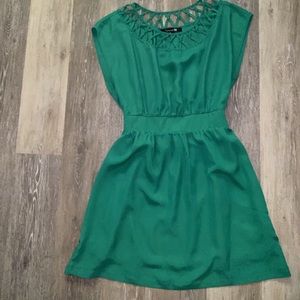 Green dress